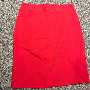 Express Red Pencil Skirt